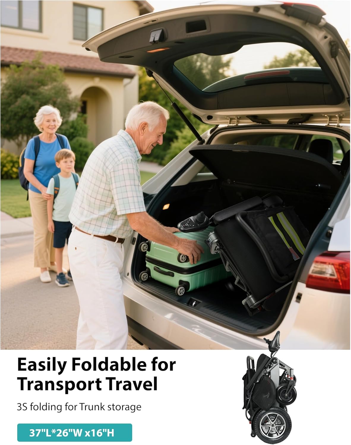 30 Miles Range Electric Wheelchairs