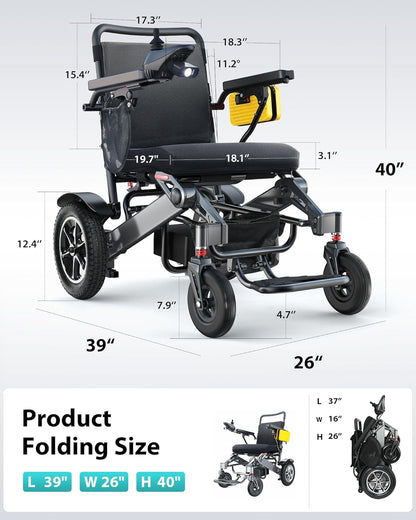 30 Miles Range Electric Wheelchairs
